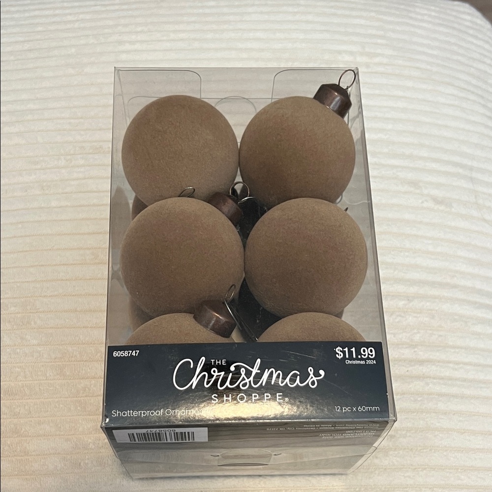 The Christmas Shoppe Brown Ornaments